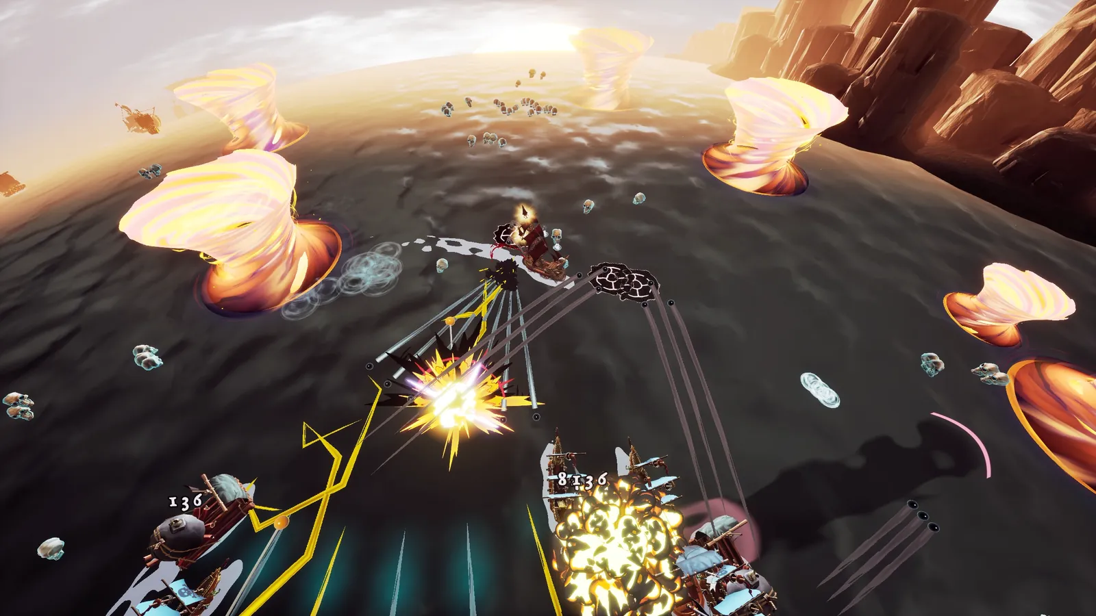Outsail the Sun gameplay: fleet engagement